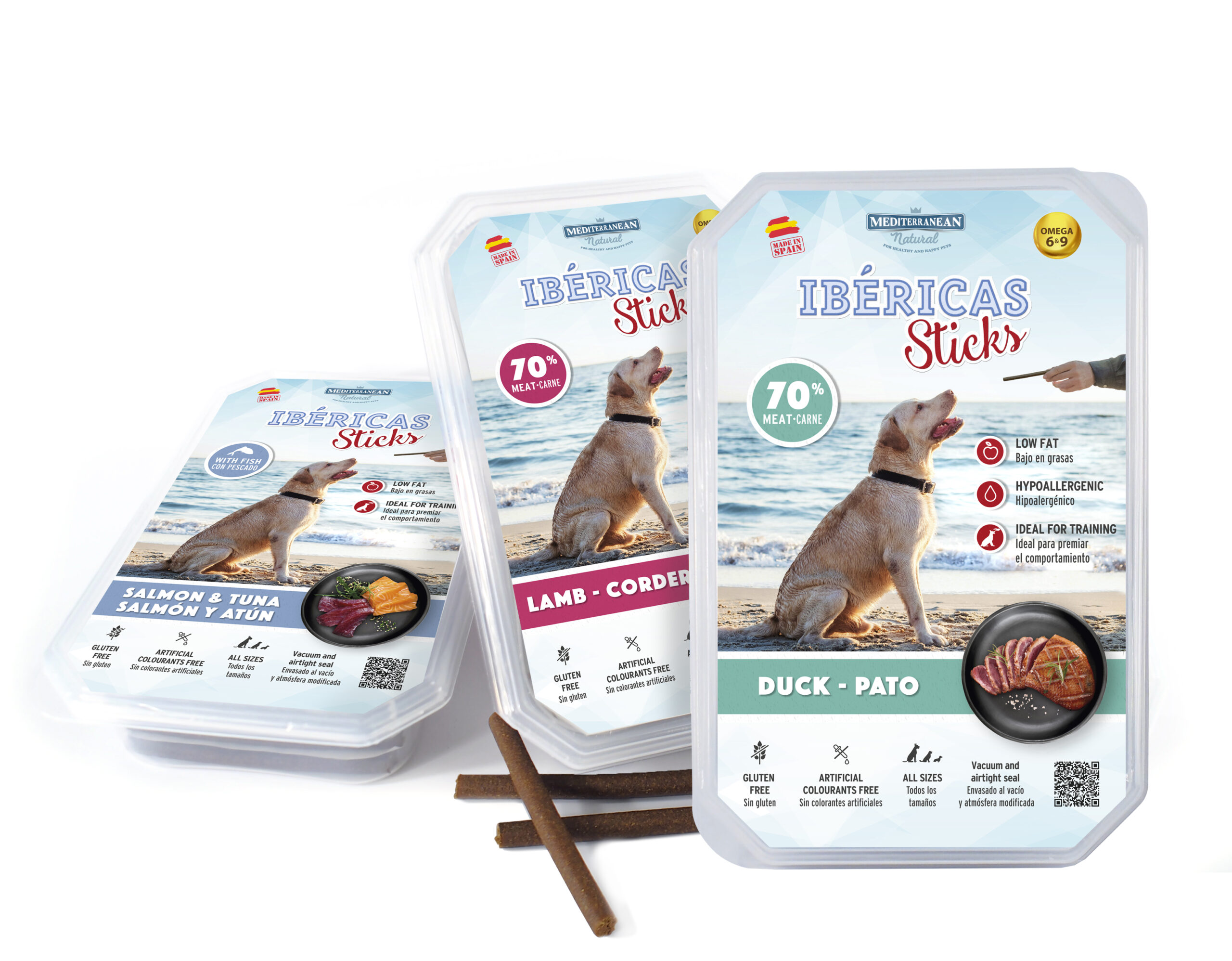 IBERICAS Sticks paluszki KURCZAK 75 sztuk 800g - obrazek 3