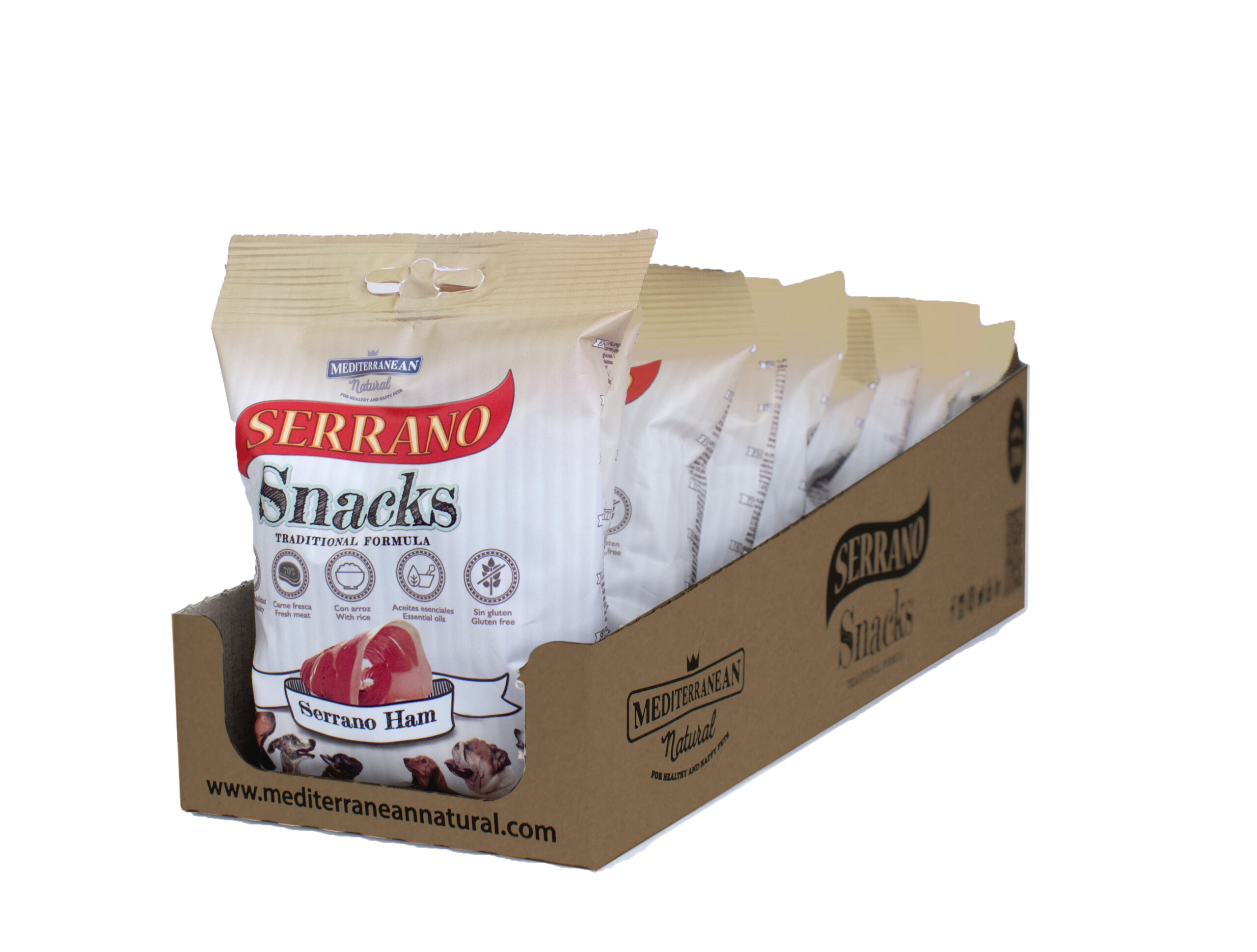 SERRANO Snacks SZYNKA SERRANO przysmak treningowy 100g - obrazek 2