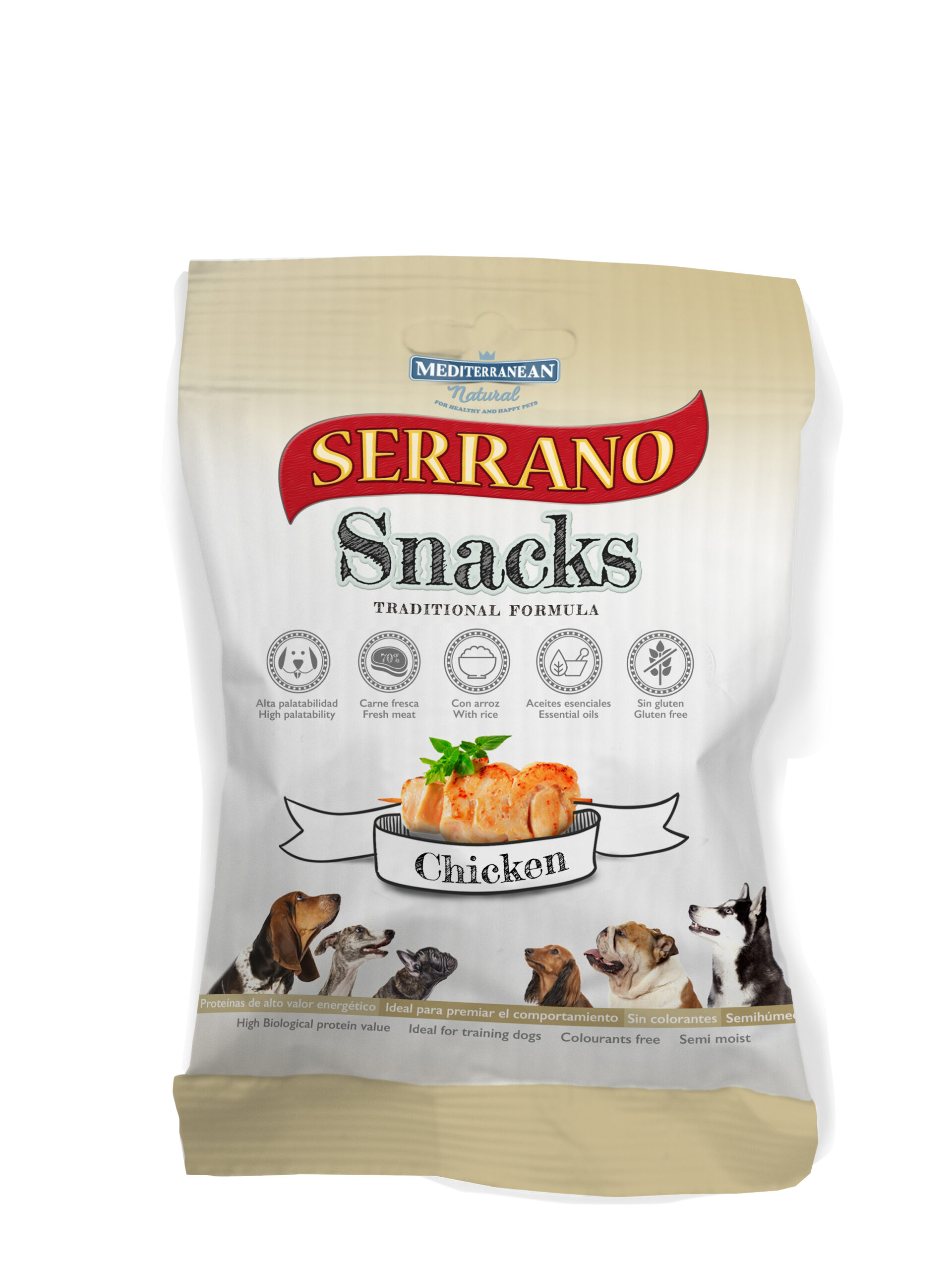SERRANO Snacks KURCZAK przysmak treningowy 100g - obrazek 3